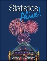 Statistics Alive! by Steinberg, Wendy J.