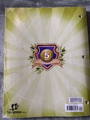 bju press Bible Truths 5 Living in Gods Love Education Book