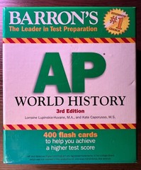 Barron’s Test Prep Ser.: AP World History Flash Cards by Kate Caporusso and…