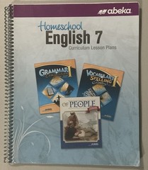 USED Abeka Homeschool English 7th Grade Curriculum Lesson Plans 2nd Ed