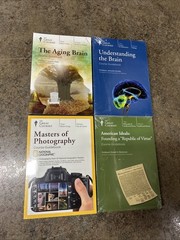 The Great Courses LOT of 32 Complete Sets of Books/DVDs/CDs (Most are Brand New)
