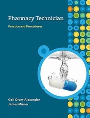 MP Pharmacy Technician: Practice and Procedures w/Student CD – CD-ROM – GOOD