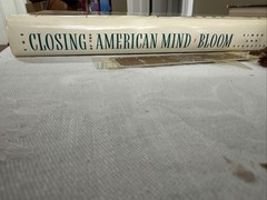 The Closing of the American Mind Elizabeth Houghton Embossed RARE COPY Bloom