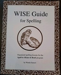 Wise Guide for Spelling Wanda Sanseri 2003 Homeschooling -VERY GOOD Cond