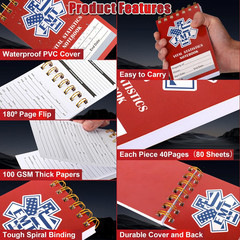 3 Pack First Responders Vital Statistics Notebook, 5.7″ X 3.5″ Emergency Medical