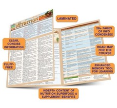 QuickStudy Laminated Reference Guide: Nutrition – Superfoods & Supplements