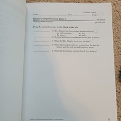 Abeka 8th Grade Of Places Literature, 3rd Older Edition