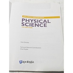 Apologia Exploring Creation with Physical Science 3rd Ed Textbook Vicki Dincher