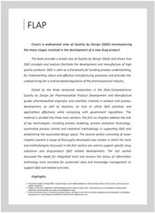 Comprehensive Quality by Design for Pharmaceutical Product Development and Ma…