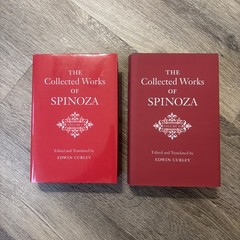 The Collected Works of Spinoza, Volume I & II Philosophy Lot of 2 Edwin Curley