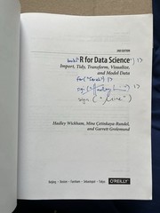 R for Data Science 2nd Edition Wickham, Cetinkaya-Rundel, & Grolemund Signed