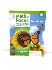 Set of 3 Math In Focus 3B Textbook Workbook Reteach Singapore Math Cavendish