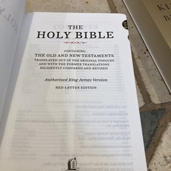 KJV Sovereign Collection Bible, Personal Size, Red Letter Edition INDEXED