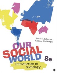 Our Social World Intro to Sociology 8e Ballantine Korgen SAGE. Digital book.