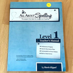 All About Spelling Level 1 Teacher’s Manual by Marie Rippel (2005, PB)
