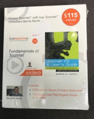 LIVE LESSONS FUNDAMENTALS OF JOOMLA BARRIE NORTH + JOOMLA 1.5 USERS GUIDE NEW