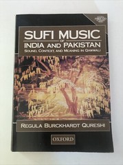 Sufi Music of India and Pakistan by Regula Burckhardt Qureshi w/ Unused CD 2006