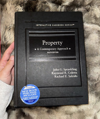 West Academic Interactive Casebook Series Property 6th Ed 2023 Hardcover