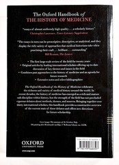 2014 Oxford Handbook of HISTORY OF MEDICINE Science PHILOSOPHY Sociology &c tpb