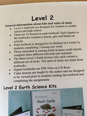 Earth Science Level II Middle School/High School Hands-on Science KIT & Text