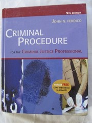 Criminal Procedure for the Criminal Justice Professional with Infotrac