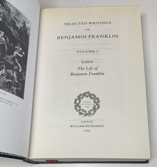 The Selected Writings Of Benjamin Franklin 3 Volume Set Limited Edition 72/1000