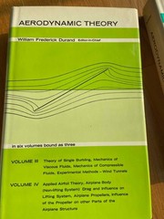 Aerodynamic Theory, William Frederick Durand, 3 volume Set, Hard Cover