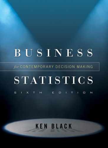 Business Statistics: Contemporary – Hardcover, by Black Ken – Acceptable