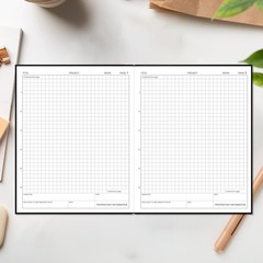 Engineering Notebook/Lab Notebook – 120 Pages Engineer Graph Paper Notebook w…
