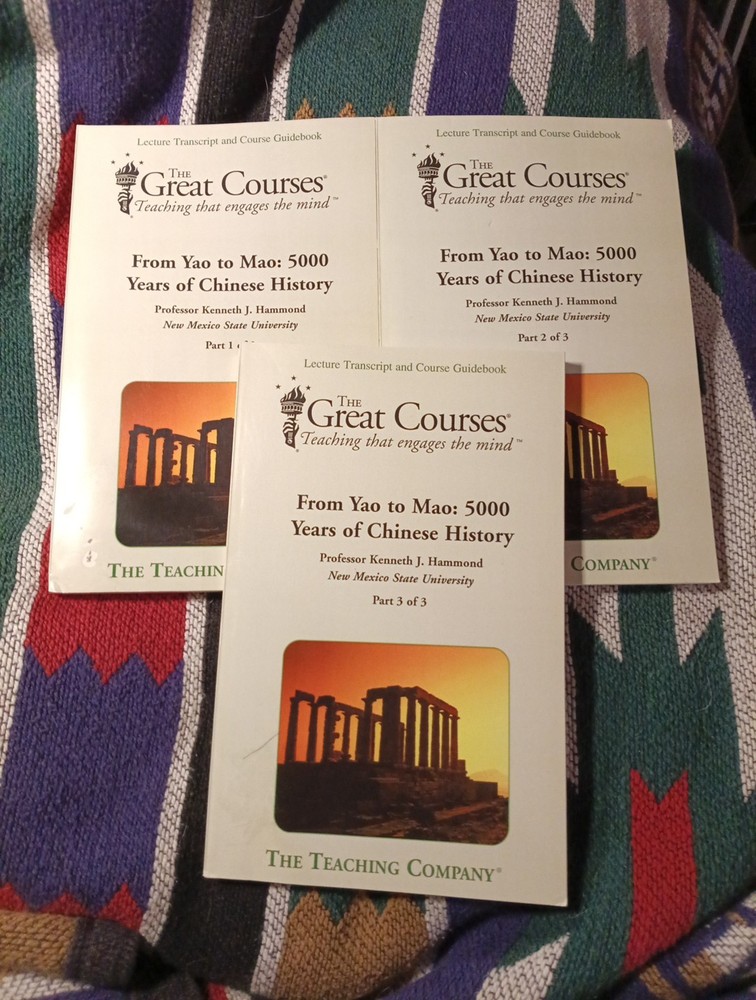 The Great Courses Transcript & Course Guidebooks – From Yao to Mao- 3 Volume Set