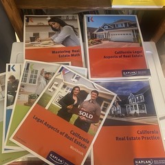 Kaplan California Real Estate Textbook & Workbook Set, Multiple Editions
