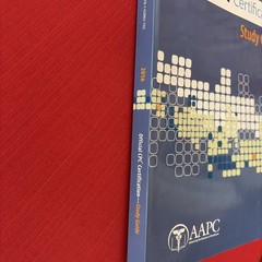 OFFICIAL CPC CERTIFICATION STUDY GUIDE 2016 By Aapc