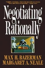 Negotiating Rationally – hardcover, Max H Bazerman, 9780029019856