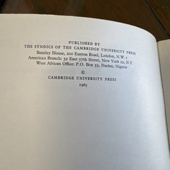 A Geography Of Sierra Leone – Cambridge University Press – By K. G. Dalton 1965