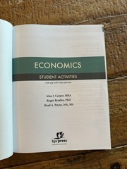 BJU Press Economics Student Activities 3rd Edition *BRAND NEW*