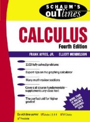 Schaums Outline of Calculus (Fourth Edition) – Paperback – GOOD