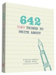 642 Tiny Things to Write about by Po Bronson 1452142173 The Fast Free Shipping