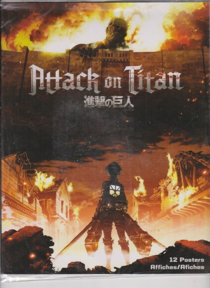 Attack on Titan Anime Posters 11″ x 8.5″ (Package of 12 Posters)