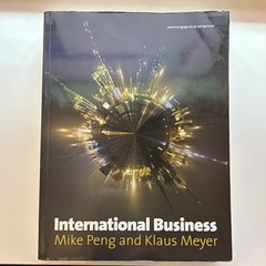 International Business by Mike Peng & Klaus Meyer Paperback 2011 Cengage