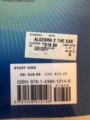 Barron’s Easy Way Ser.: Algebra 2: the Easy Way by Glenn Clemens and Meg Clemens