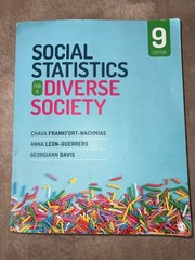 Social Statistics for a Diverse Society by Anna Y. Leon-Guerrero, Chava…