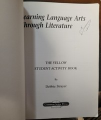 Student Activity Book: The Yellow Book Common Sense Press CLEAN