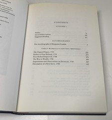 The Selected Writings Of Benjamin Franklin 3 Volume Set Limited Edition 72/1000