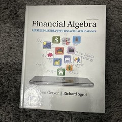 Financial Algebra: Advanced – Hardcover, by Gerver Robert; Sgroi – Very Good