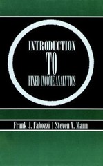 Introduction to Fixed Income Analytics Hardcover Steven V., Faboz