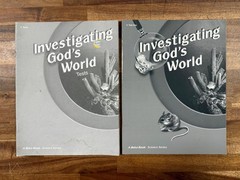 Abeka Science Investigating God’s World Gr 5 4th Ed SET (VG)