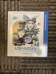 BRAND NEW US HISTORY INTERACTIVE TEXTBOOK-SAVVAS LEARNING COMPANY