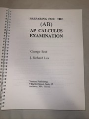 Y2K Preparing For The AP Calculus (AB) Examination Textbook – Vintage – LIKE NEW