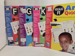 Lot of 4 Artic Quickies Reproducible Workbook and CD-ROM K, R, G, F