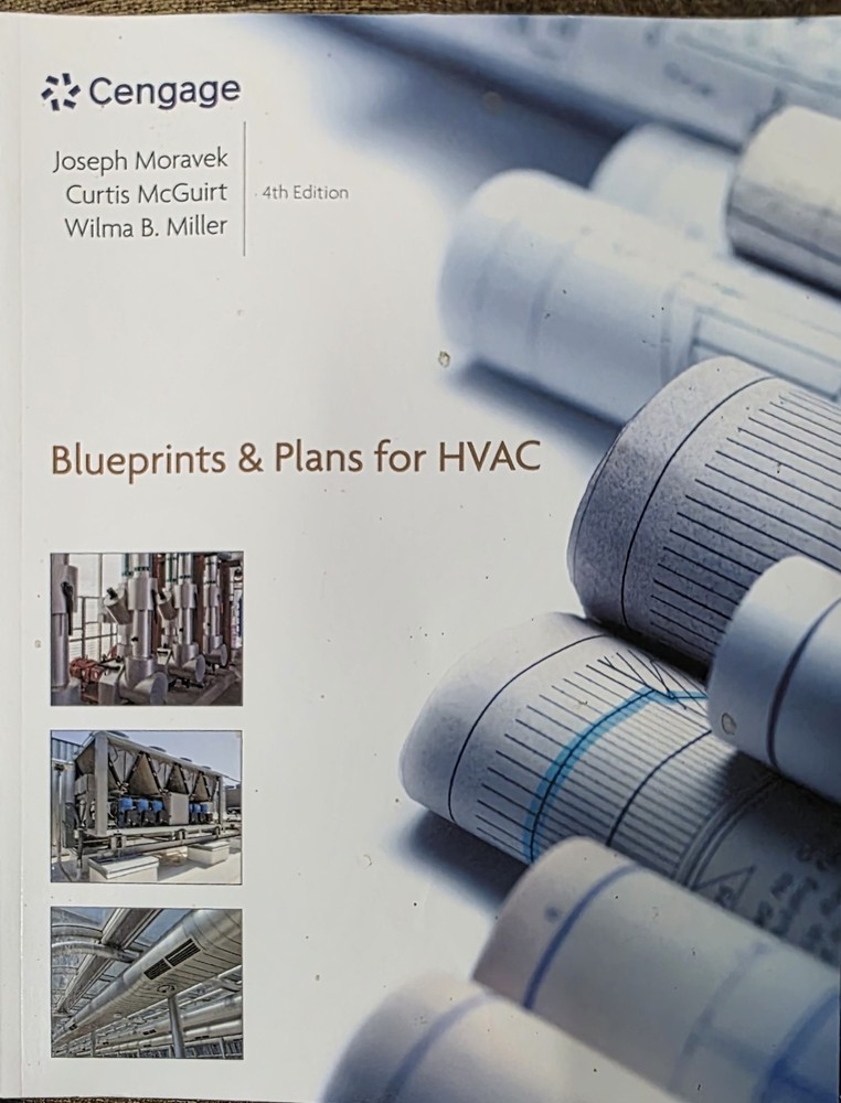 Blueprints & Plans for HVAC-4th Edition Book Joseph Moravek Curtis McGuirt